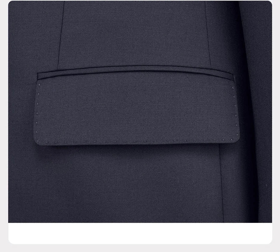 Schmal geschnittener Herrenanzug-Blazer mit grauen Streifen und 2-Knopf-Einreiher – ideal für Partys und Hochzeiten, Größe 48