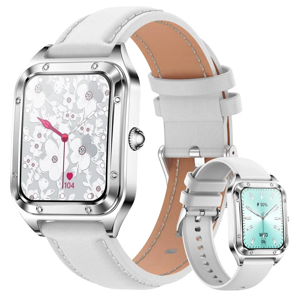 Damen Smartwatch mit 1,57 Zoll Full Touch Screen und Gesundheits-Tracker
