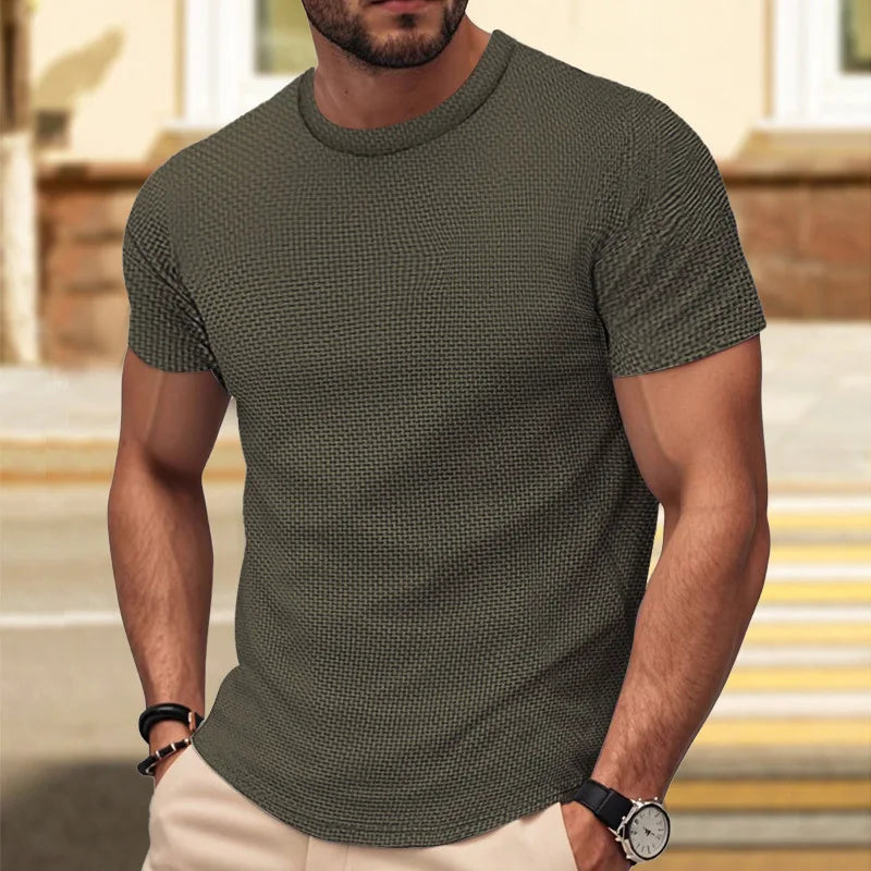 Kurze Herren-Freizeithose mit Mehrfachtaschen – locker geschnittene, leichte Outdoor- und Sporthose