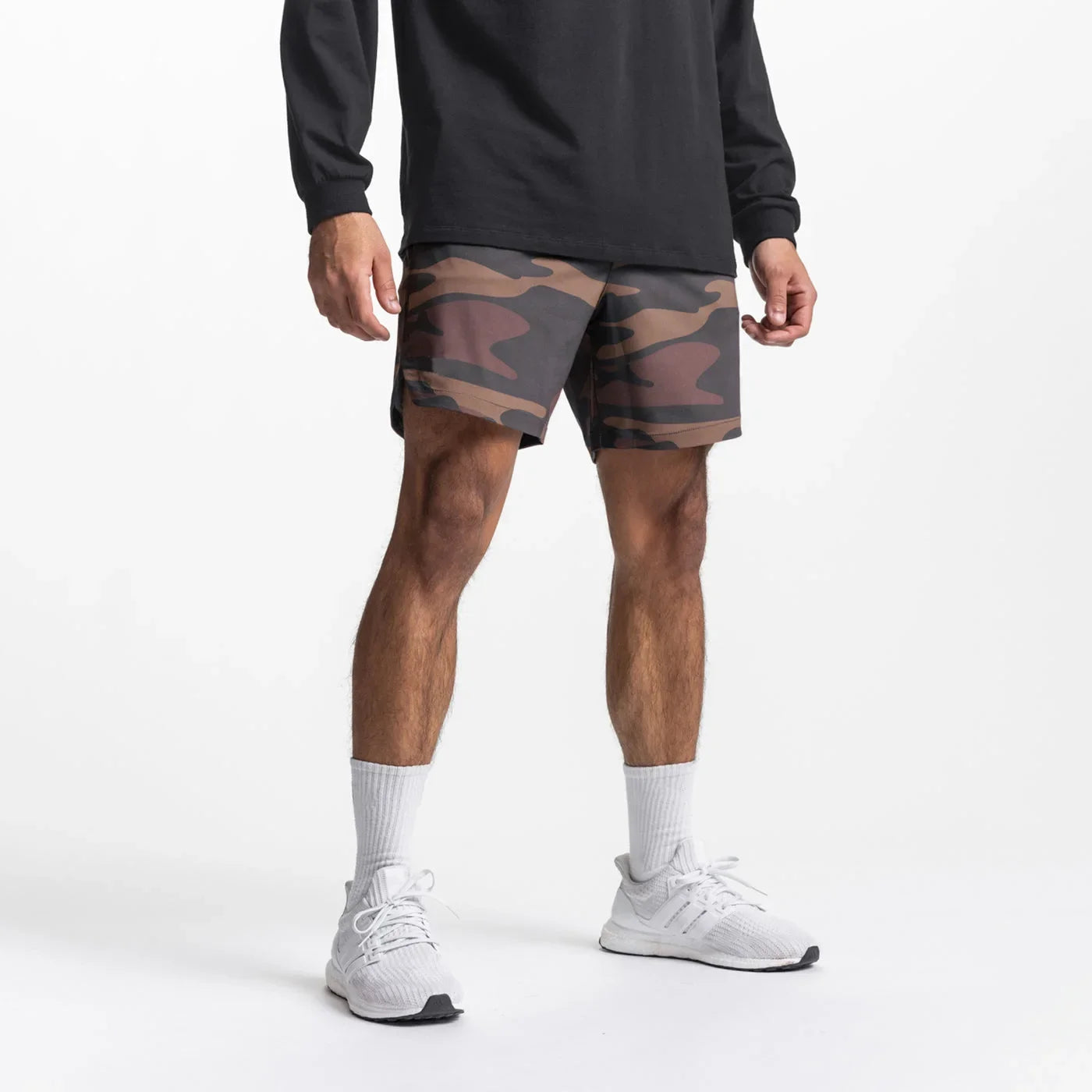 Atmungsaktive Baumwoll-Leinen-Shorts mit Kordelzug und elastischem Bund – ideal für den täglichen Strandbesuch