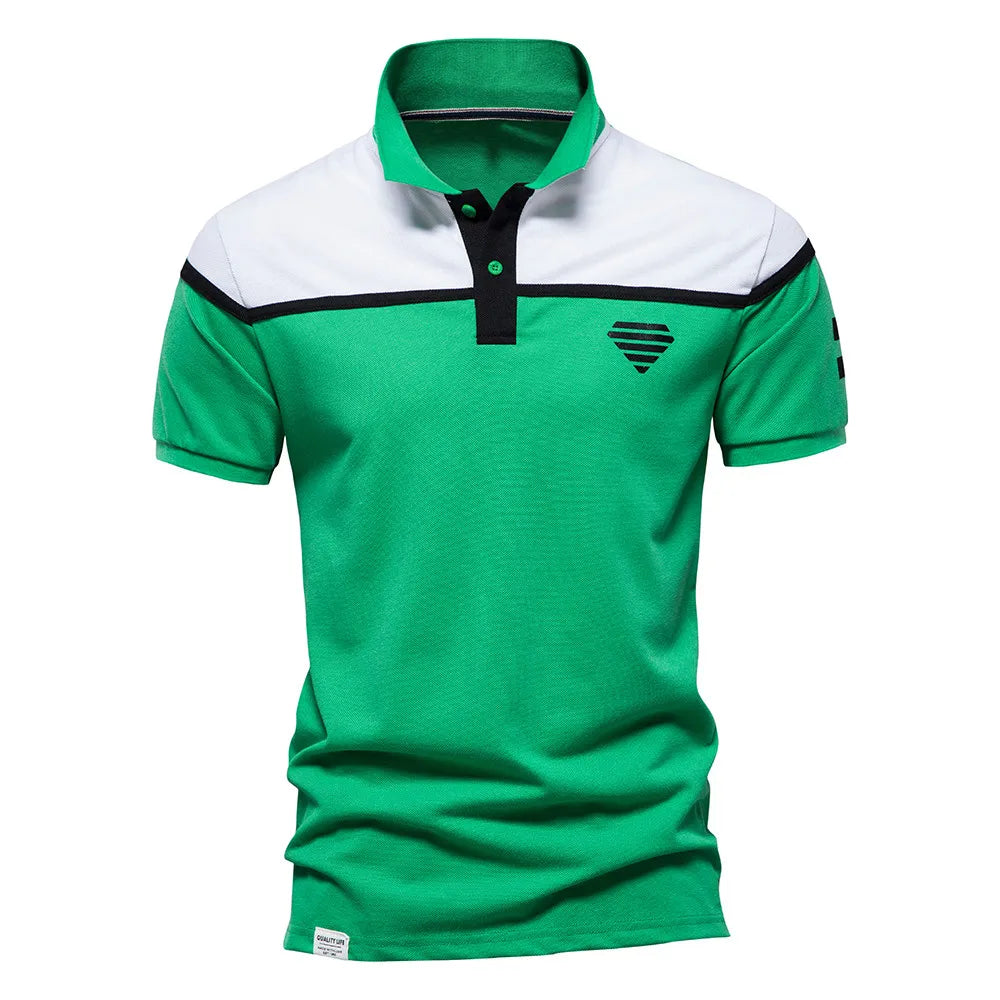 Herren Polo Shirt aus Baumwolle im lässigen Stil für den Sommer