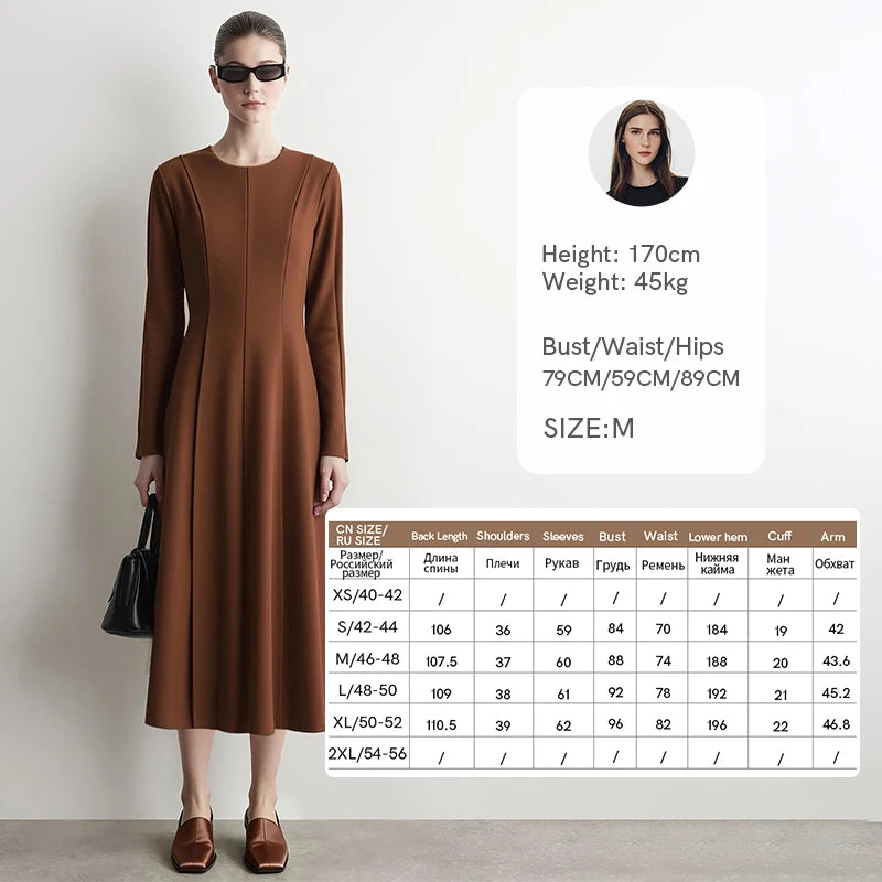 Elegantes Tailliertes Kleid Mit Stretch Für Bürodamen