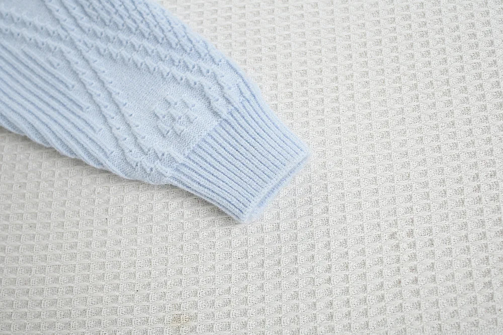 Mädchen Kleidung Set mit gestricktem Pullover und kurzem Rock für den Herbst