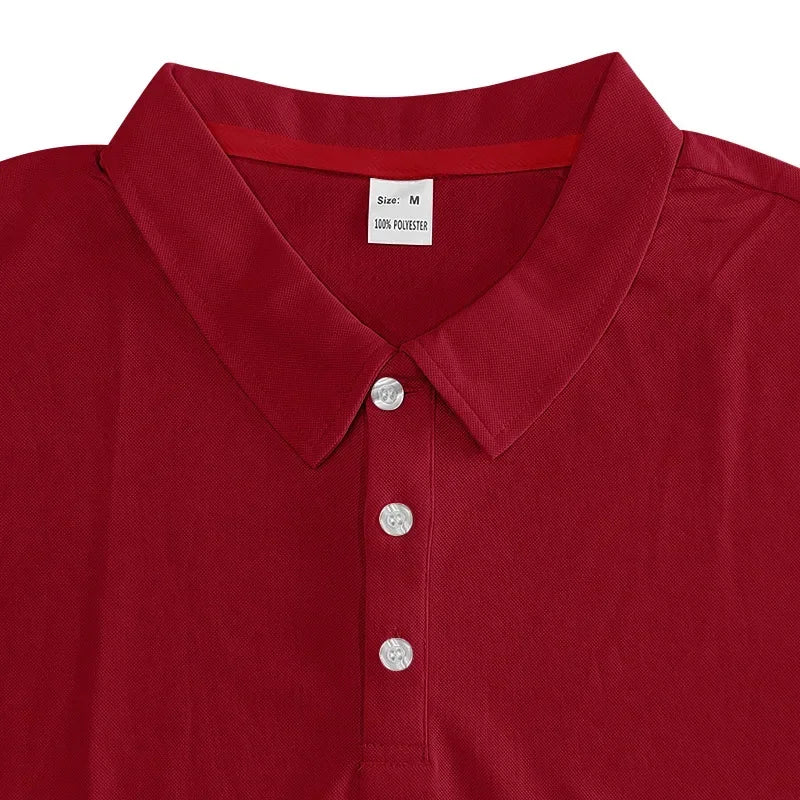 Langärmeliges Herren-Poloshirt mit Waffelstruktur und Knopfleiste – ideal für Freizeit und Urlaub
