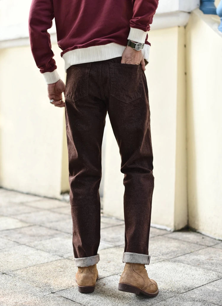 Herren Jeans aus Selvedge-Denim im Vintage-Stil mit Tapered Fit