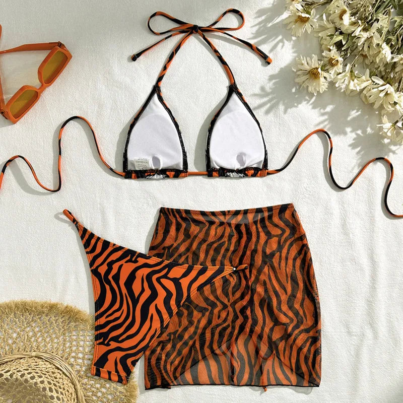 Sexy Push-Up-Bikini-Set für Damen – Brasilianischer Stil für Strand und Pool