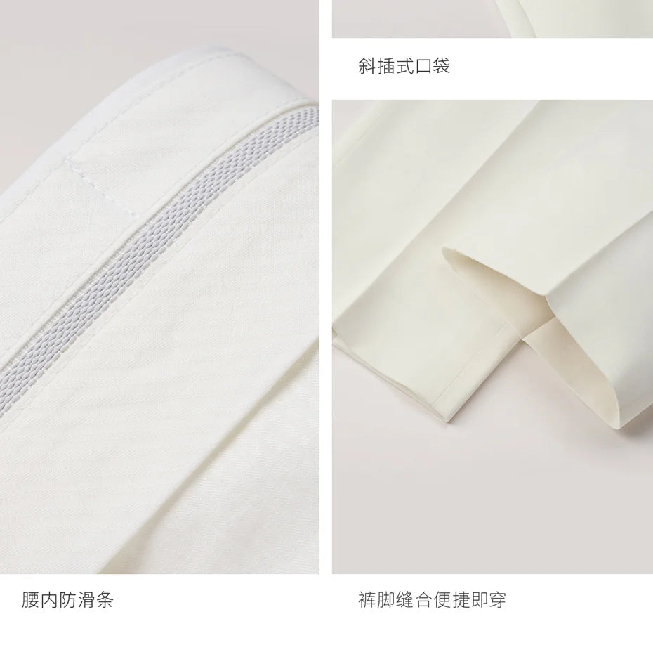 Hochwertiger Herrenanzug aus Wolle-Kaschmir, Weiß, Slim Fit, Doppelreiher für Hochzeit und Business.