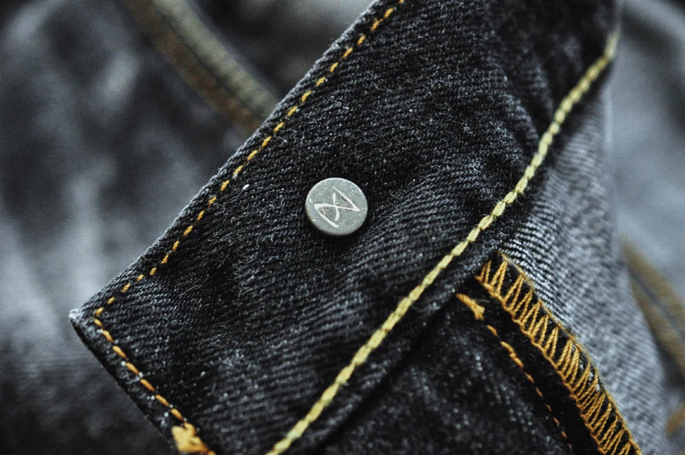 Herren Jeans aus Denim im Distressed Look mit gerader Passform