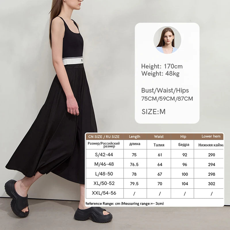 Damen T-Shirt-Rock Set mit solidem Swing-Kragen für den Sommer