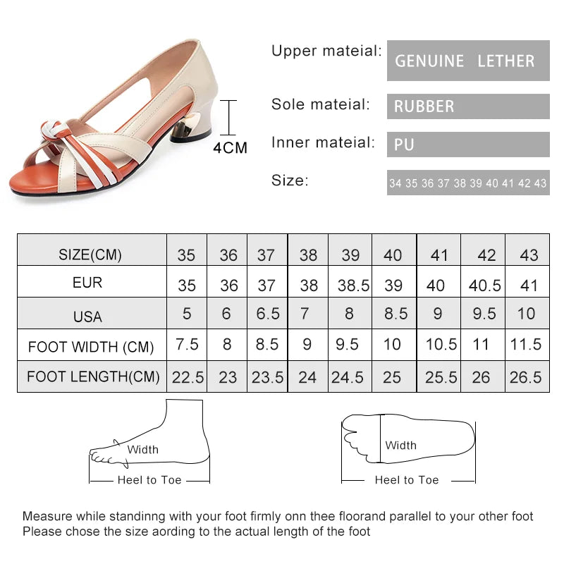 AIYUQI Echtes Leder Frau Schuhe Sandalen 2024 Neue Große Größe 41 42 43 Frauen Sommer Sandalen Mittlere Ferse Mode Frauen sandalen