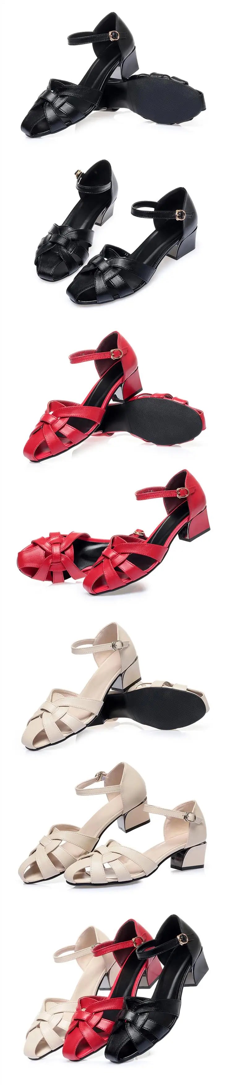 AIYUQI Sandalen Frauen Sommer 2025, Neue Echtes Leder Frauen Sandalen Große Größe 41 42, Hohl Mode Damen Schuhe