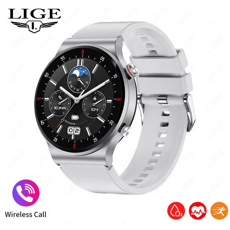 Männer Smart Uhr mit Bluetooth Anruf und wasserdichtem Sport Armband