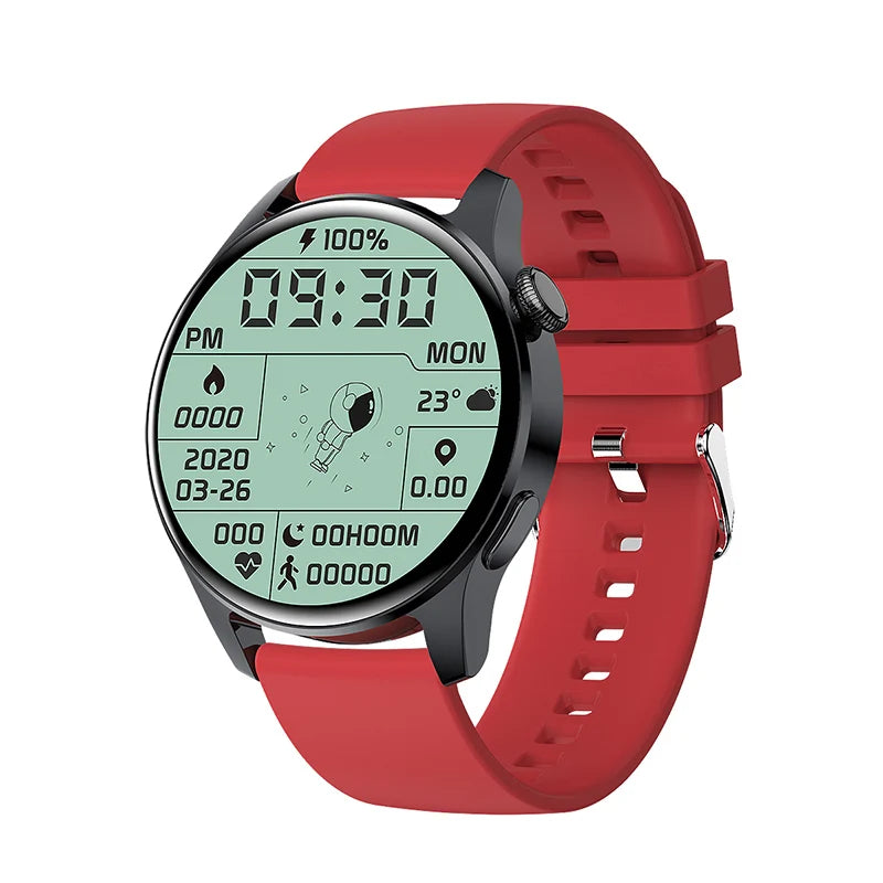 Männer Smartwatch mit Bluetooth Anruf und Fitness Herzfrequenz Monitor