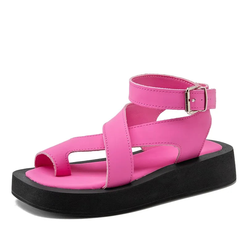 Aiyuqi Frauen Sommers andalen neue echte Leder Damen Sandalen flache Mode Sandalen Frauen