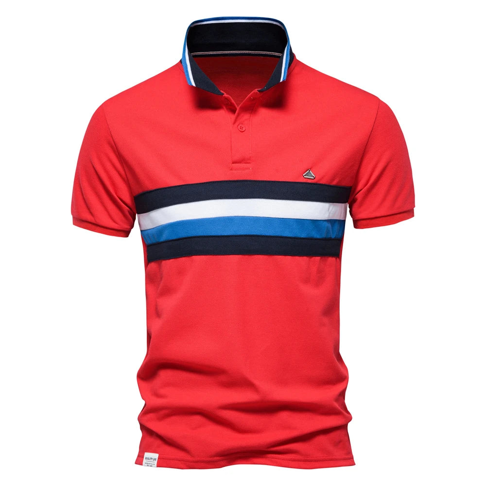 Herren Polo Shirt aus Baumwolle im lässigen Stil für den Sommer