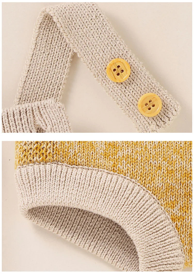 Baby Overall mit Sonnenblumen-Muster für Mädchen im Koreanischen Stil