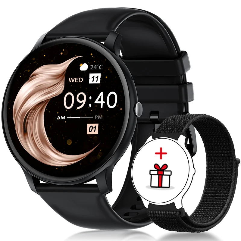 LIGE SOS Smartwatch 1,39 Zoll HD Sprachassistent Bluetooth Anruf Sport Fitness Smart Watch Männer Frauen Für Android IOS 2025 Neue