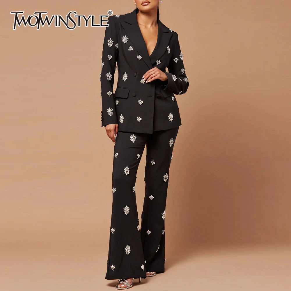 Ärmelloses Midikleid mit Polka-Dots und Patchwork-Spitze im Colorblock-Design für Damen mit Halterneck