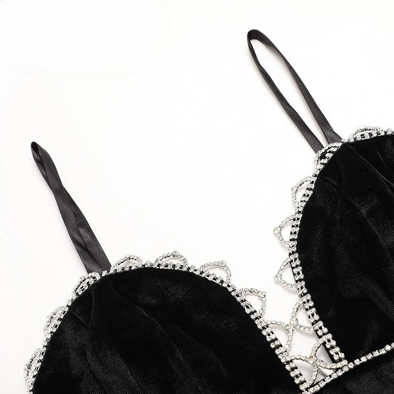 Elegantes Damen-Zweiteiler-Set mit V-Ausschnitt, langen Ärmeln und Perlenverzierung – Patchwork-Top mit Knöpfen und hoch taillierte Hose