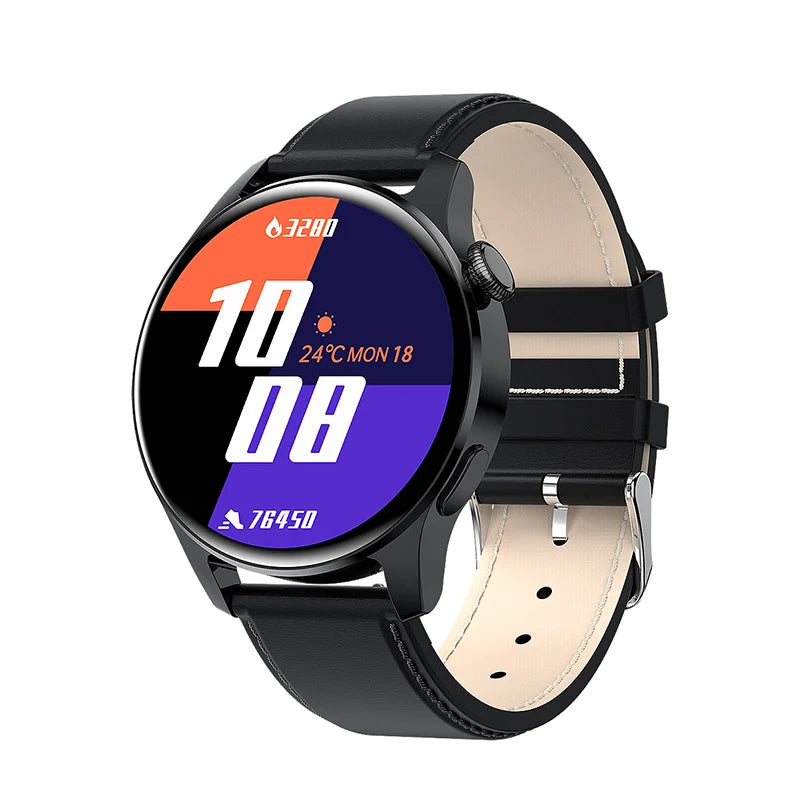 Männer Smartwatch mit Bluetooth Anruf und Fitness Herzfrequenz Monitor
