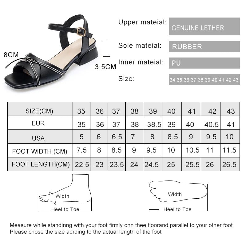 AIYUQI Sandalen Frauen Echtes Leder 2025, Sommer Crop Toe Frauen Sandalen Fisch Mund Große Größe 41 42 43 Römische Sandalen Frauen