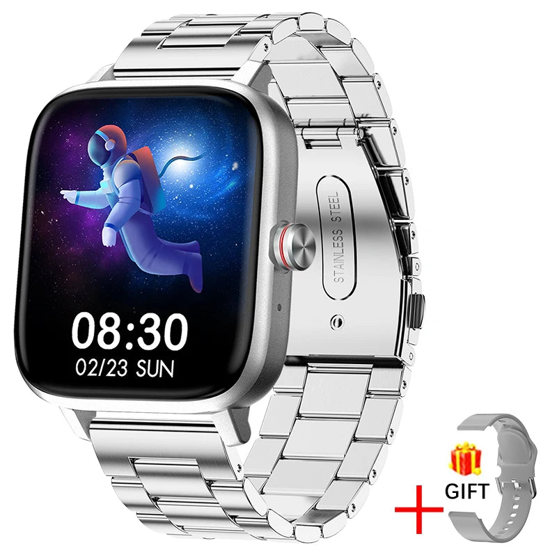 LIGE Anruf Smart Uhr Für Xiaomi DIY Uhr Gesicht 1,69 "Full Touch Screen Sport Fitness Armband Bluetooth Musik Smartwatch uhr