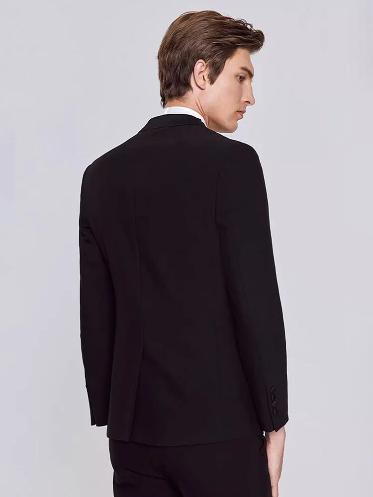 Eleganter Herrenanzug in Grün, Slim Fit, dreiteilig mit Blazer, Weste und Hose – ideal für Hochzeiten und festliche Anlässe.