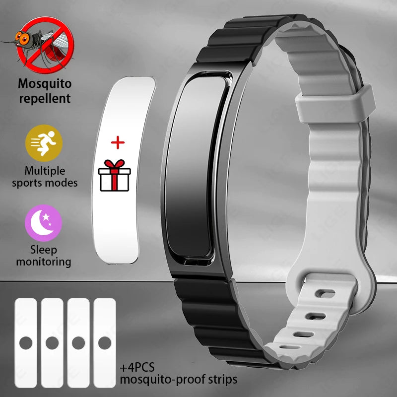 Herren Smartwatch mit Anti-Mücken-Funktion und Schlaf-Gesundheitsüberwachung