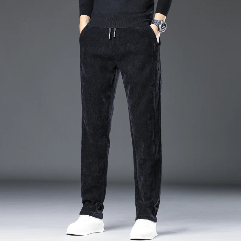 Herren Freizeit Hose in 6XL mit elastischer Taille und Taschen