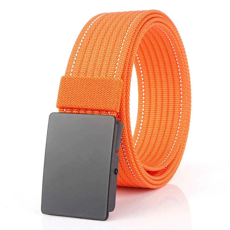 Unisex Gürtel aus Nylon mit Metall-Schnalle im taktischen Militärstil, Breite 3,8 cm