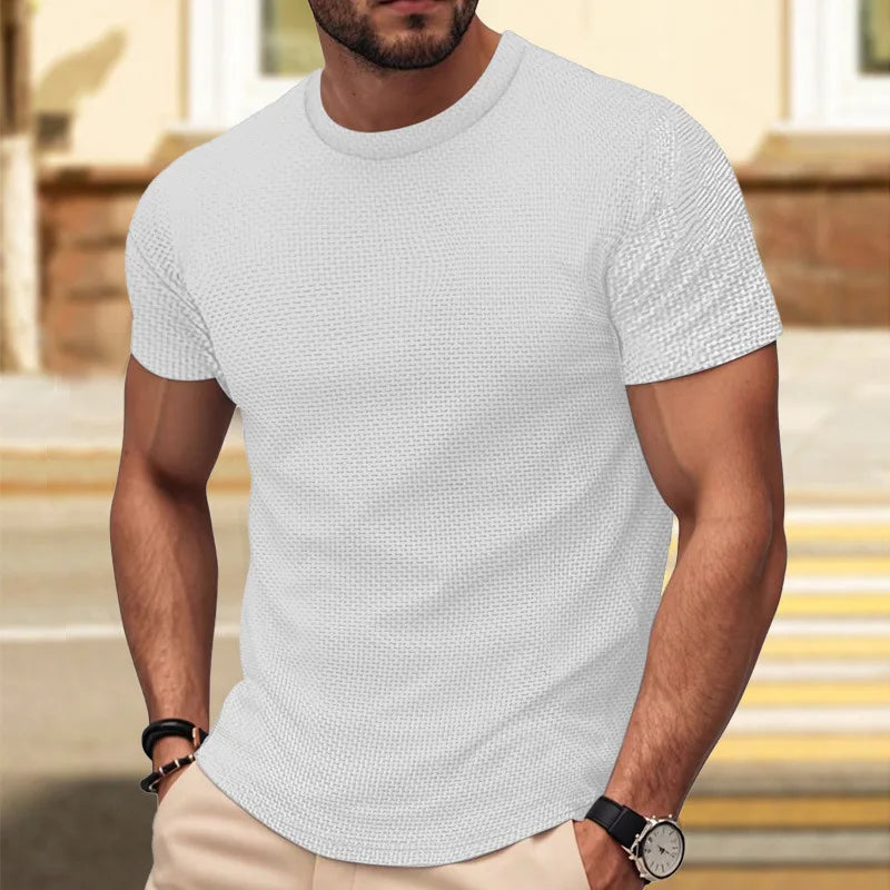 Kurze Herren-Freizeithose mit Mehrfachtaschen – locker geschnittene, leichte Outdoor- und Sporthose