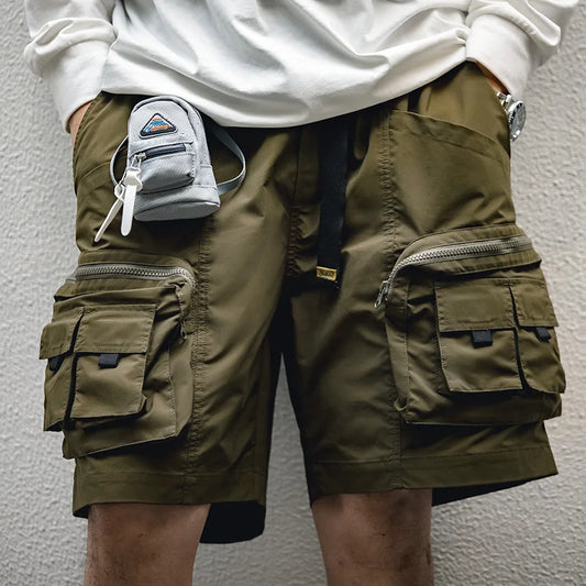 Herren Taktische Shorts für den Sommer mit vielen Taschen und verstellbarer Taille