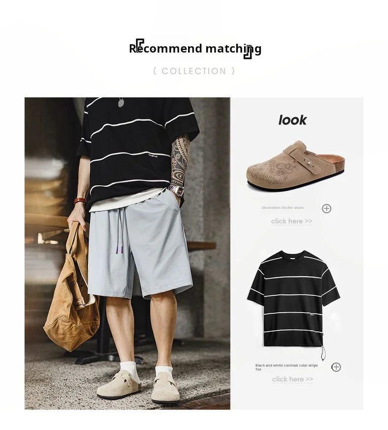 Herren Shorts im Sommer-Stil mit UPF 50+ und elastischem Bund