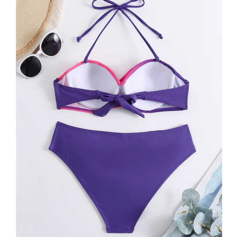 Sexy Bikini-Set für Damen mit Push-up-Effekt – ideal für Strand und Pool