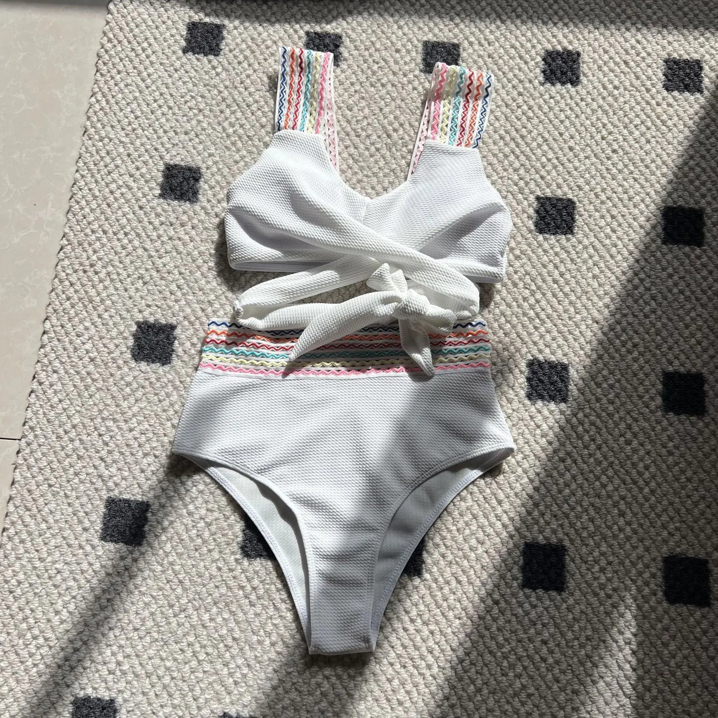 Sexy Bikini-Set in Gelb mit Push-up-Effekt – Perfekt für Strand und Pool