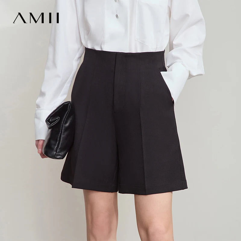 Sommerliche Damen-Casual-Shorts im sportlichen Stil mit Print – gerade geschnittene Hose für Frauen