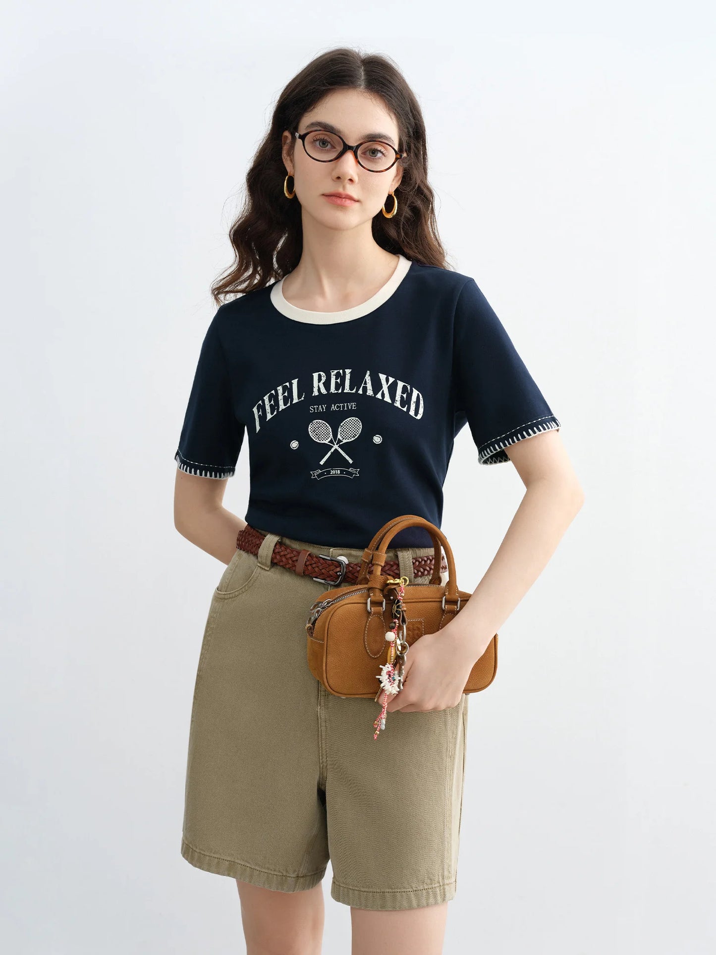 Sommerliches Damen-Zweiteiler-Set mit erfrischendem Design – Bluse und Rock im eleganten Casual-Stil