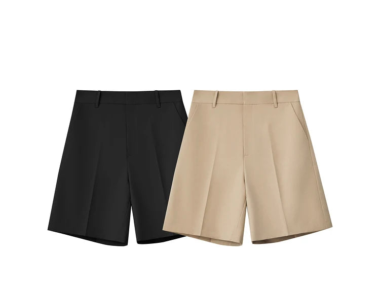 Damen Shorts im minimalistischem Stil mit Taschen für lässige Basics