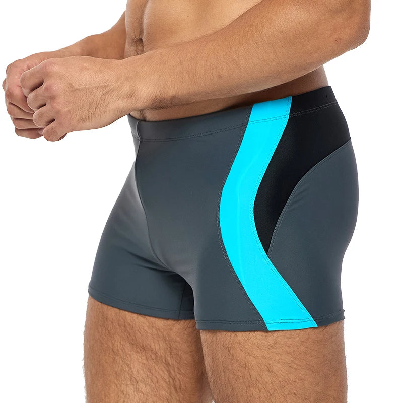 Lange Herren-Shorts mit Polyesterfutter und seitlicher Reißverschlusstasche – ideal für Fitnessstudio und Schwimmen