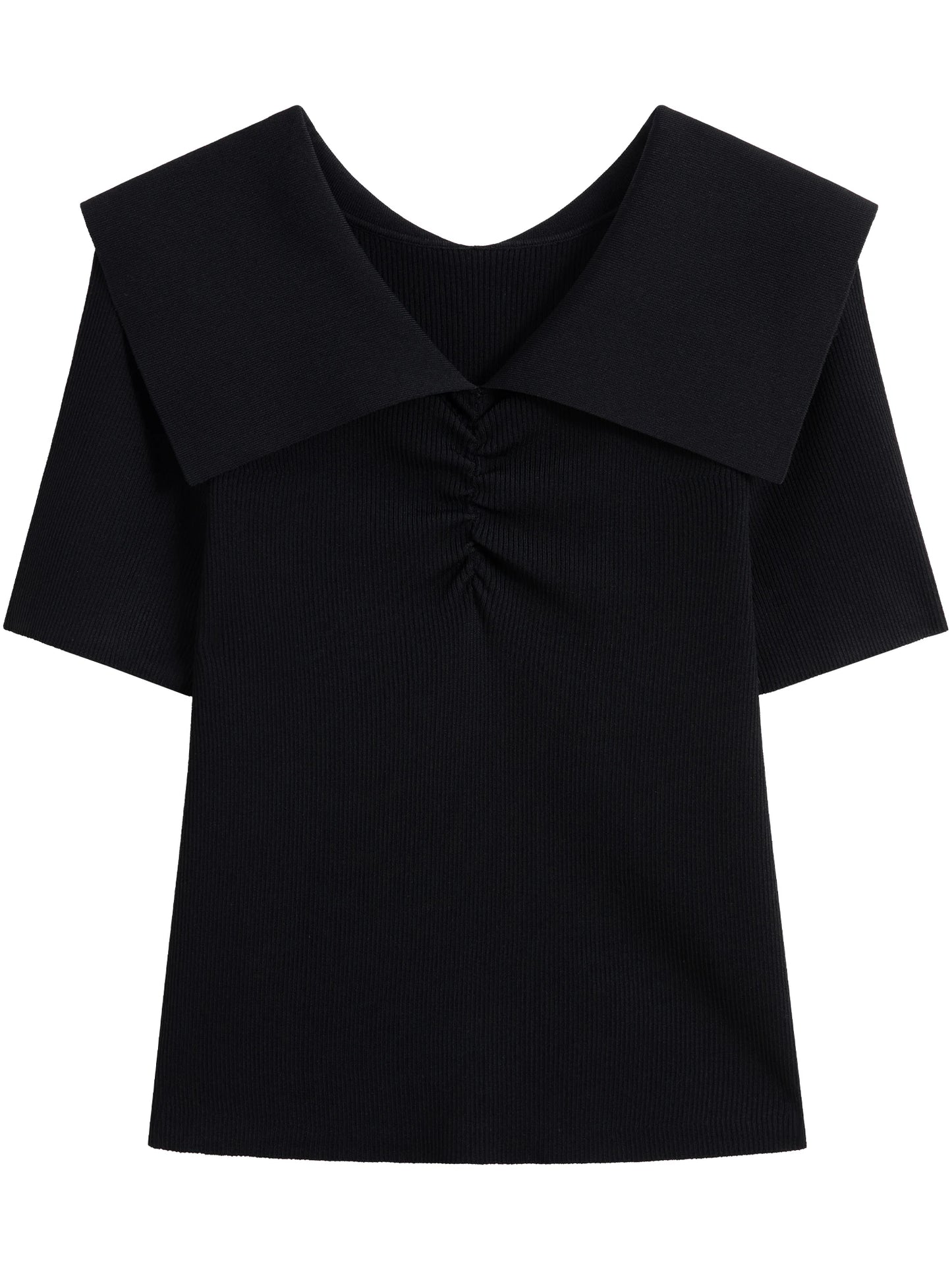 Weites Damen-Shirt mit Buchstaben-Print und langen Ärmeln – ideal für den Frühling und vielseitig kombinierbar.