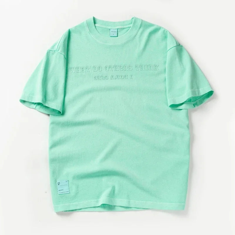 Herren T-Shirt aus Baumwolle im lässigen O-Ausschnitt mit hochwertigem Design