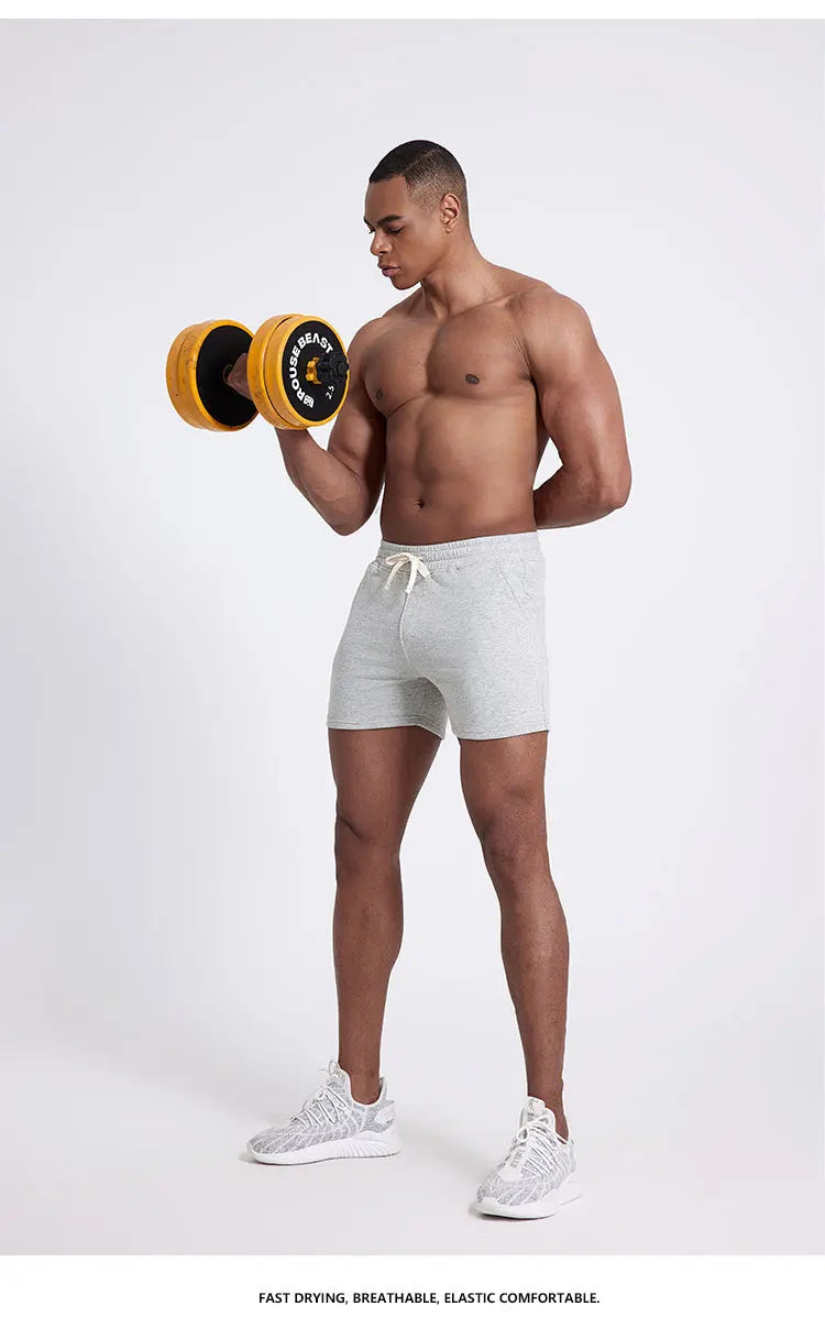 Lässige Herren-Arbeitsshorts mit mehreren Taschen und mittlerer Länge – ideal für den Sommer.