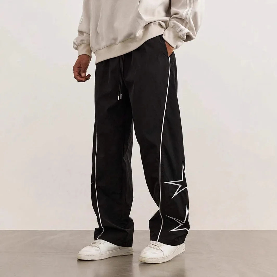 Männer Neue Gestickte Casual Hosen High Street Trendy Marke Retro Casual Hosen Männer