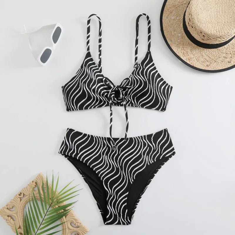 Sexy Bikini-Set in Pink mit Push-up-Effekt – Perfekt für Strand und Pool