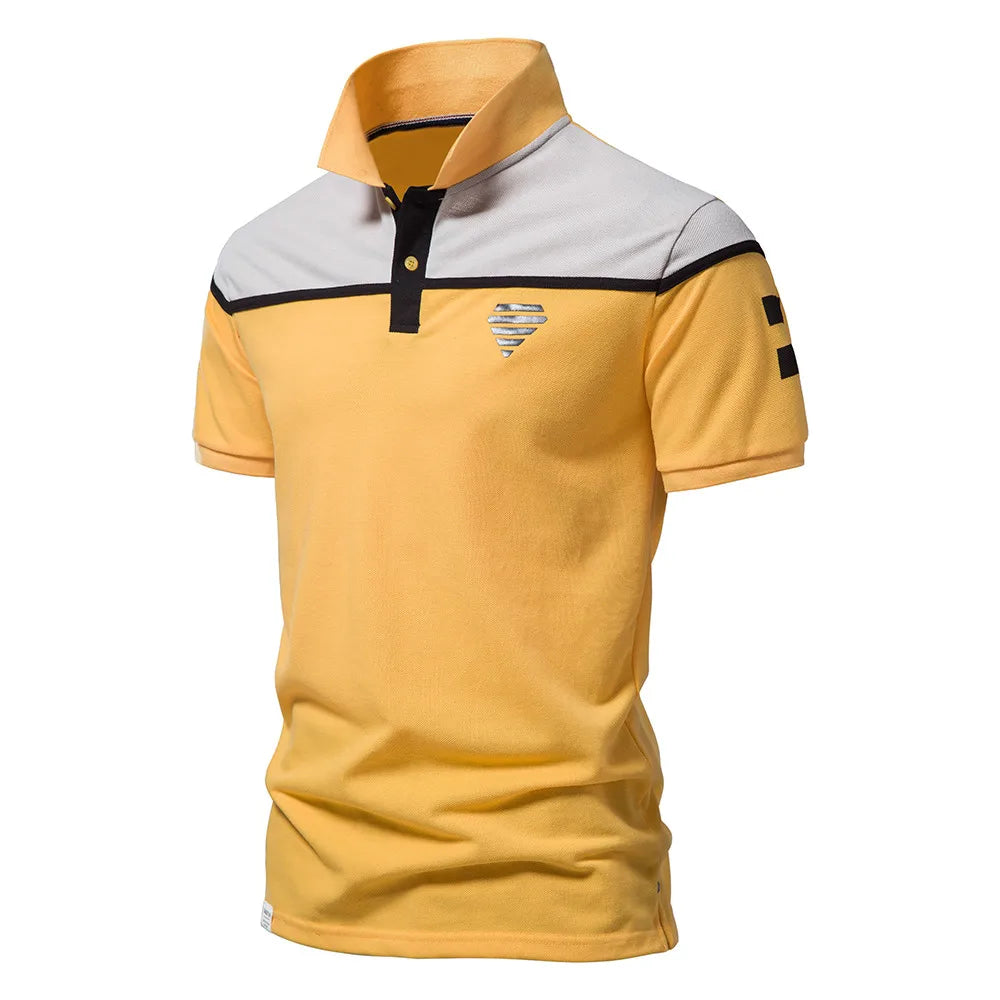Herren Polo Shirt aus Baumwolle im lässigen Stil für den Sommer