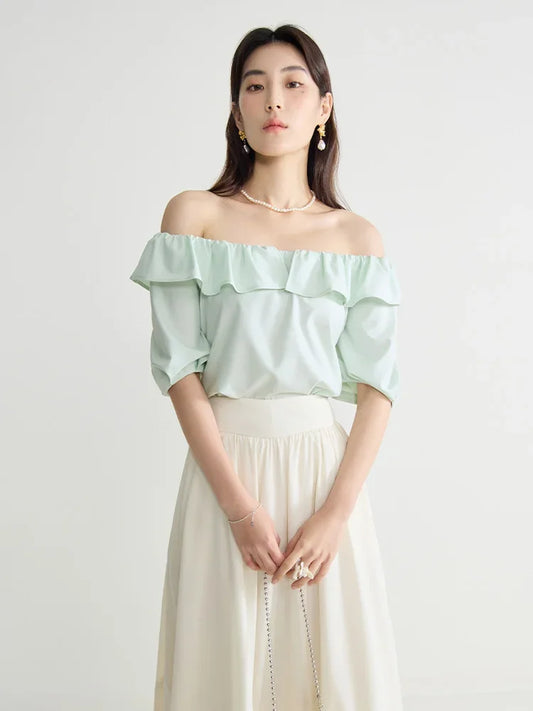 Damen-Retro-Strickjacke mit geradem Rock im College-Stil – lässiges Herbst-Outfit