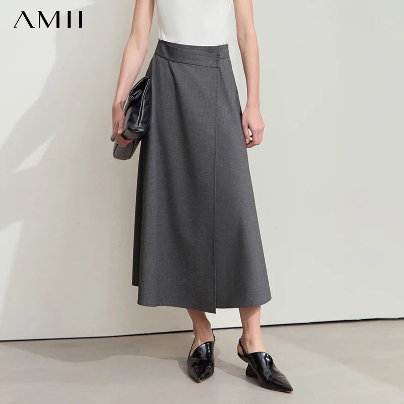 Minimalistische Damen-Jeans in Blau – Weite Denim-Hose mit niedrigem Bund und lässigem Schnitt für den Sommer