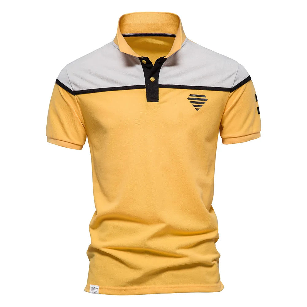 Herren Polo Shirt aus Baumwolle im lässigen Stil für den Sommer