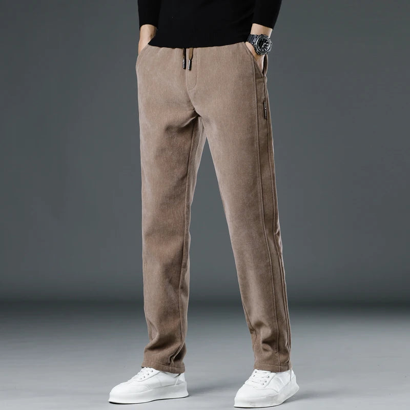 Herren Freizeit Hose in 6XL mit elastischer Taille und Taschen