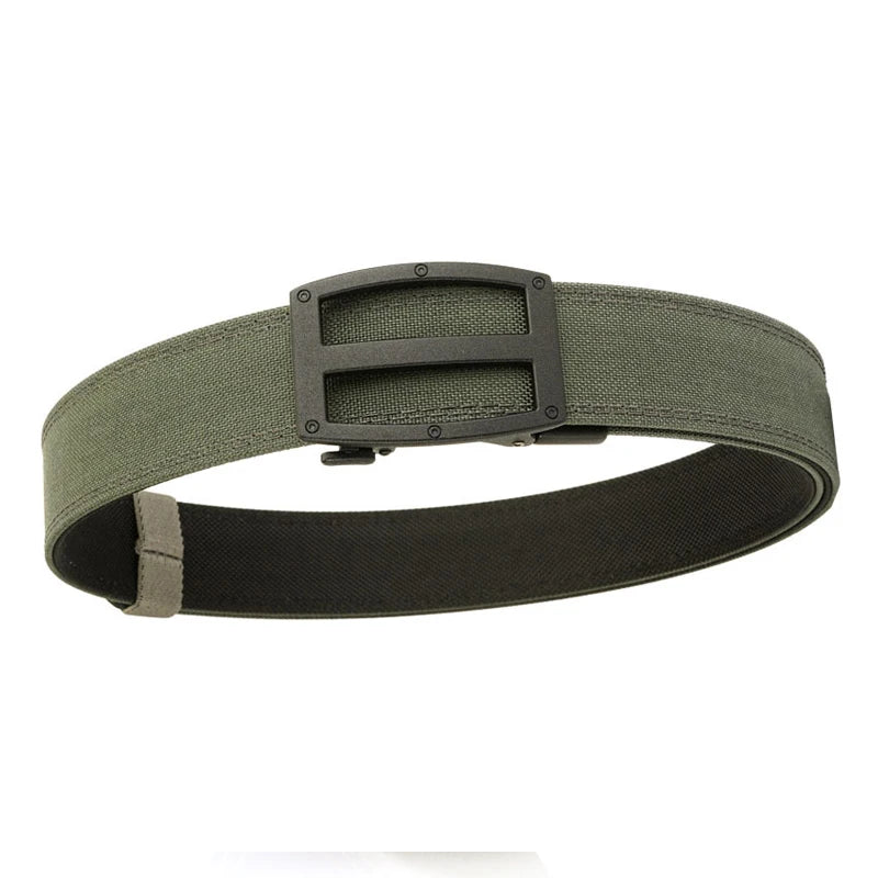 Herren-Taktischer Gürtel aus Nylon mit Automatik-Schnalle für Alltag und Outdoor in Blau